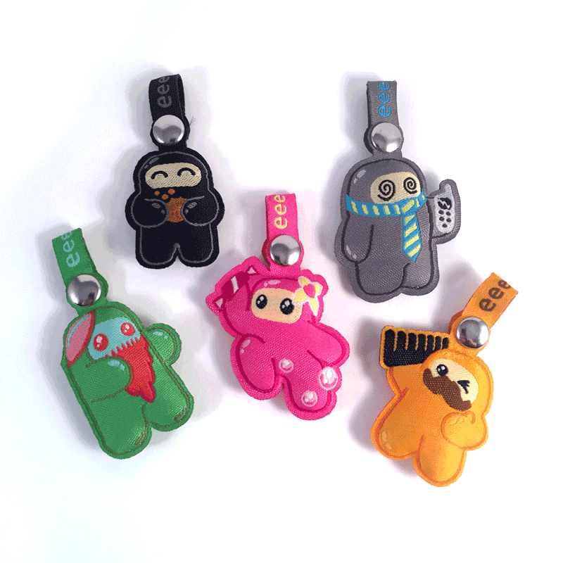 Ninjatown eeensy charms