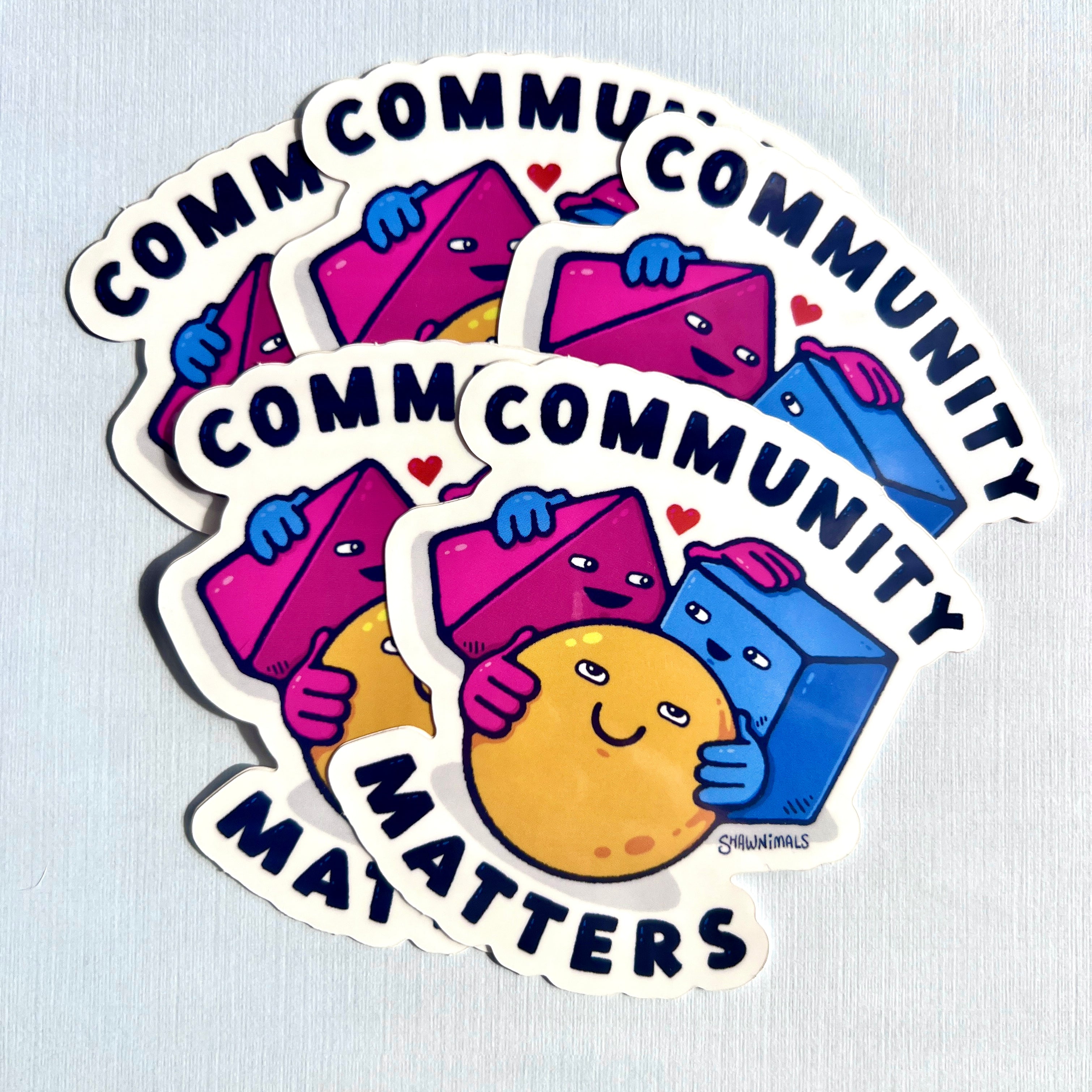 Community Matters sticker pack — Shawnimals