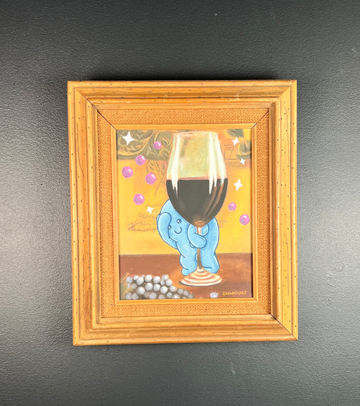 Thrift Painting: Tipsy Shy Guy