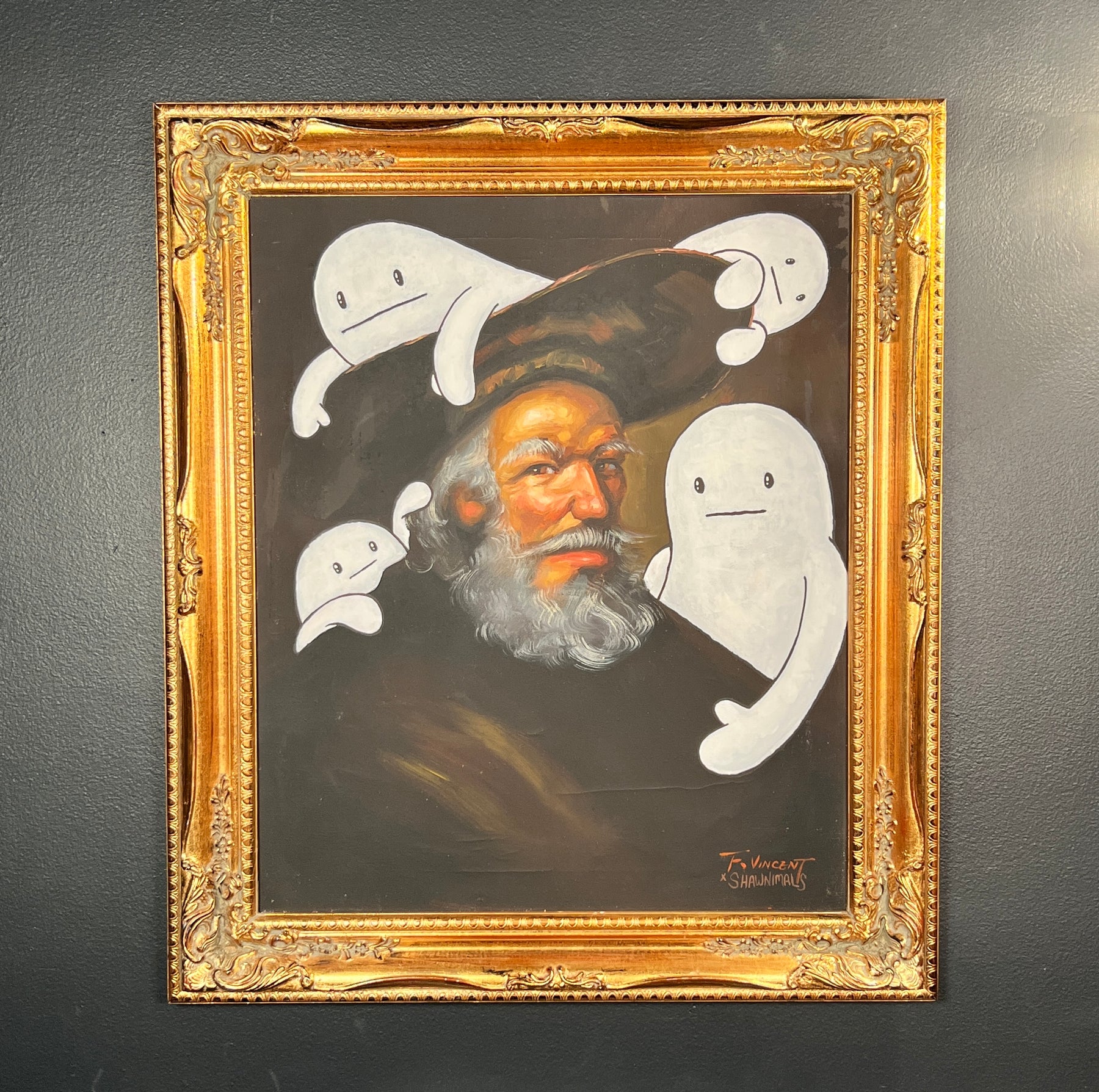 Thrift Painting: Uncle Crankerton's Ghost Problem