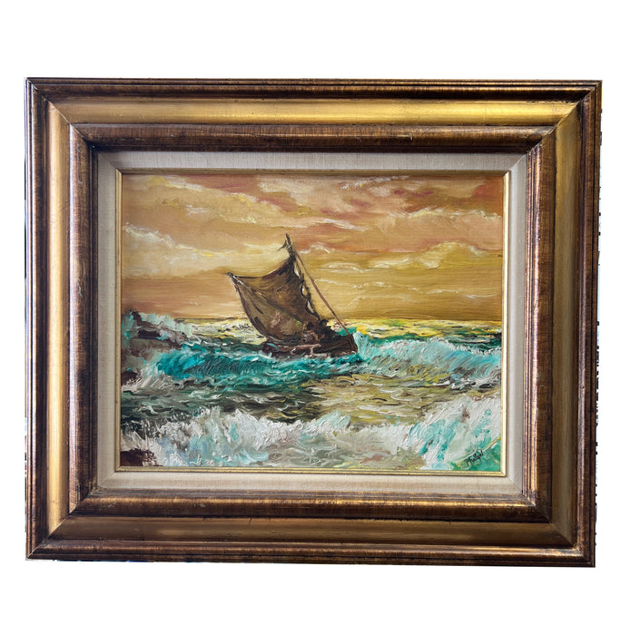 Thrift Painting: 26 x 22-inch