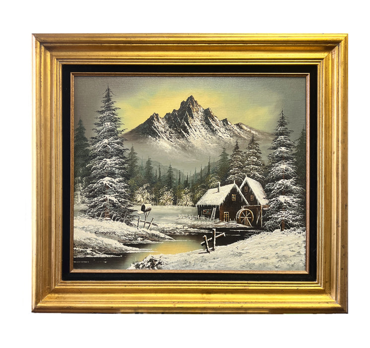 Thrift Painting: 32 x 28-inch