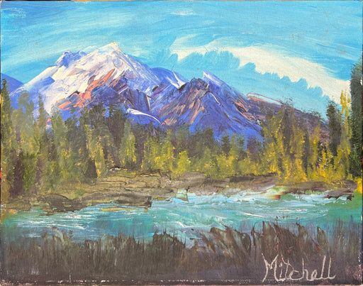 Thrift Painting: 14 x 11-inch