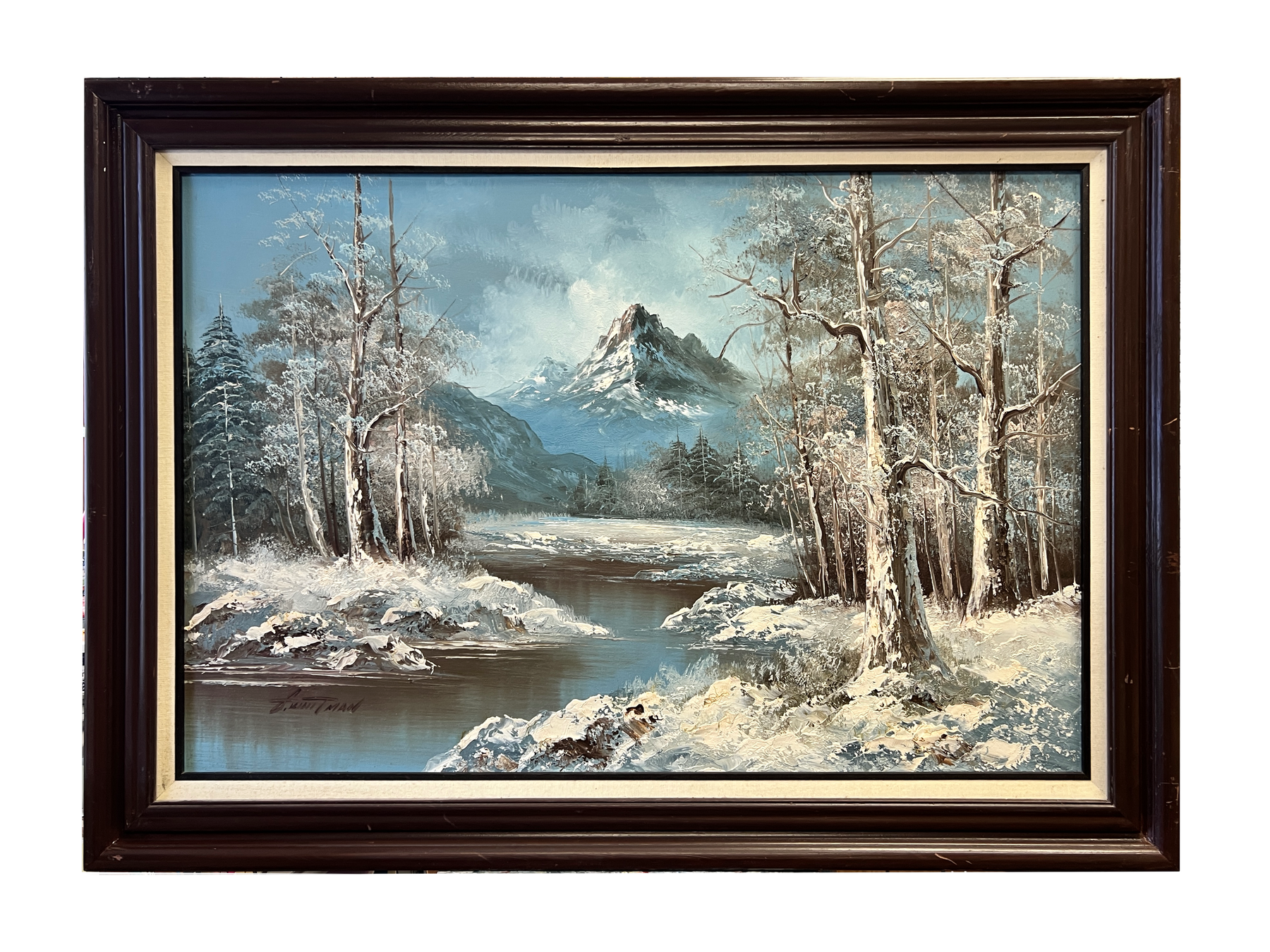 Thrift Painting: 43 x 31-inch