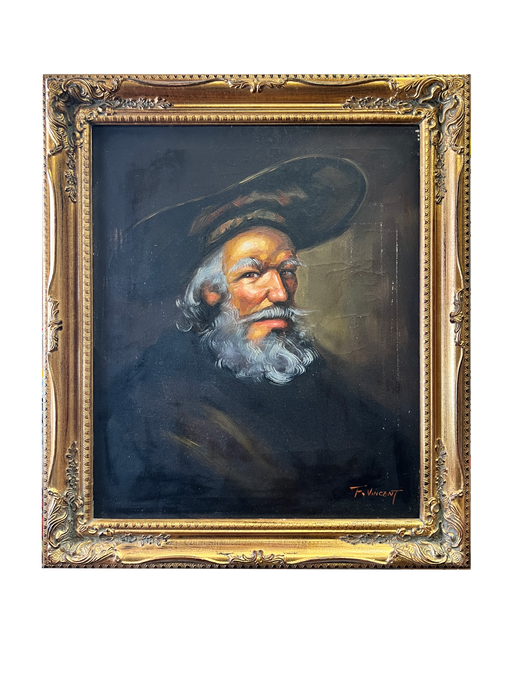 Thrift Painting: 25 1/2 x 29 1/2-inch