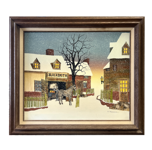 Thrift Painting: 30 3/4 x 26 3/4-inch