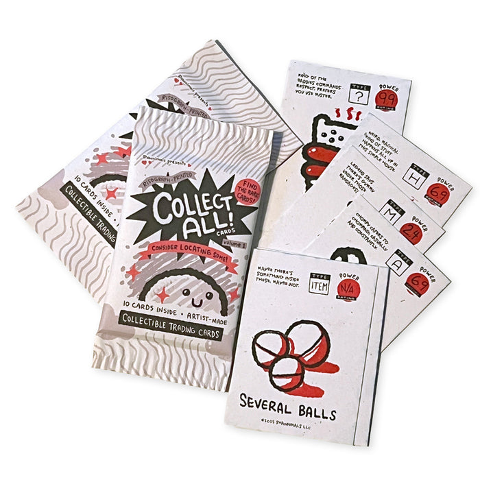 Collect All! Series 1 trading cards (single pack)