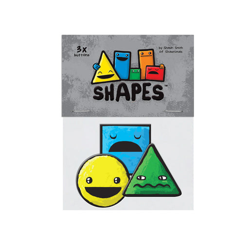 All Shapes button 3-pack