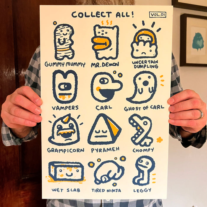 Collect All! screen print vol. 1