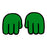 Helping Hands Customizable Art (pair)