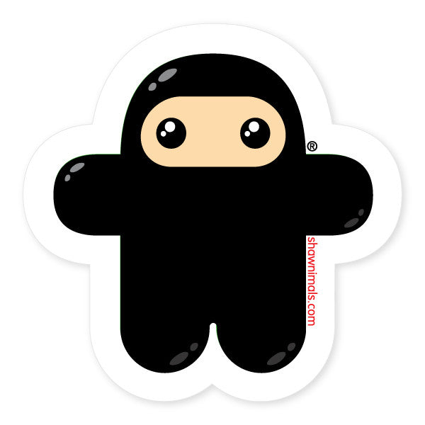 Wee Ninja Vinyl Sticker 5-pack